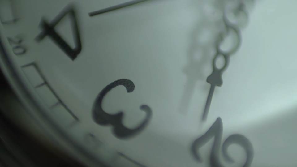 Antique clock face detail